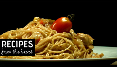 WHOLE GRAIN SPAGHETTI WITH SWEET CHICKEN